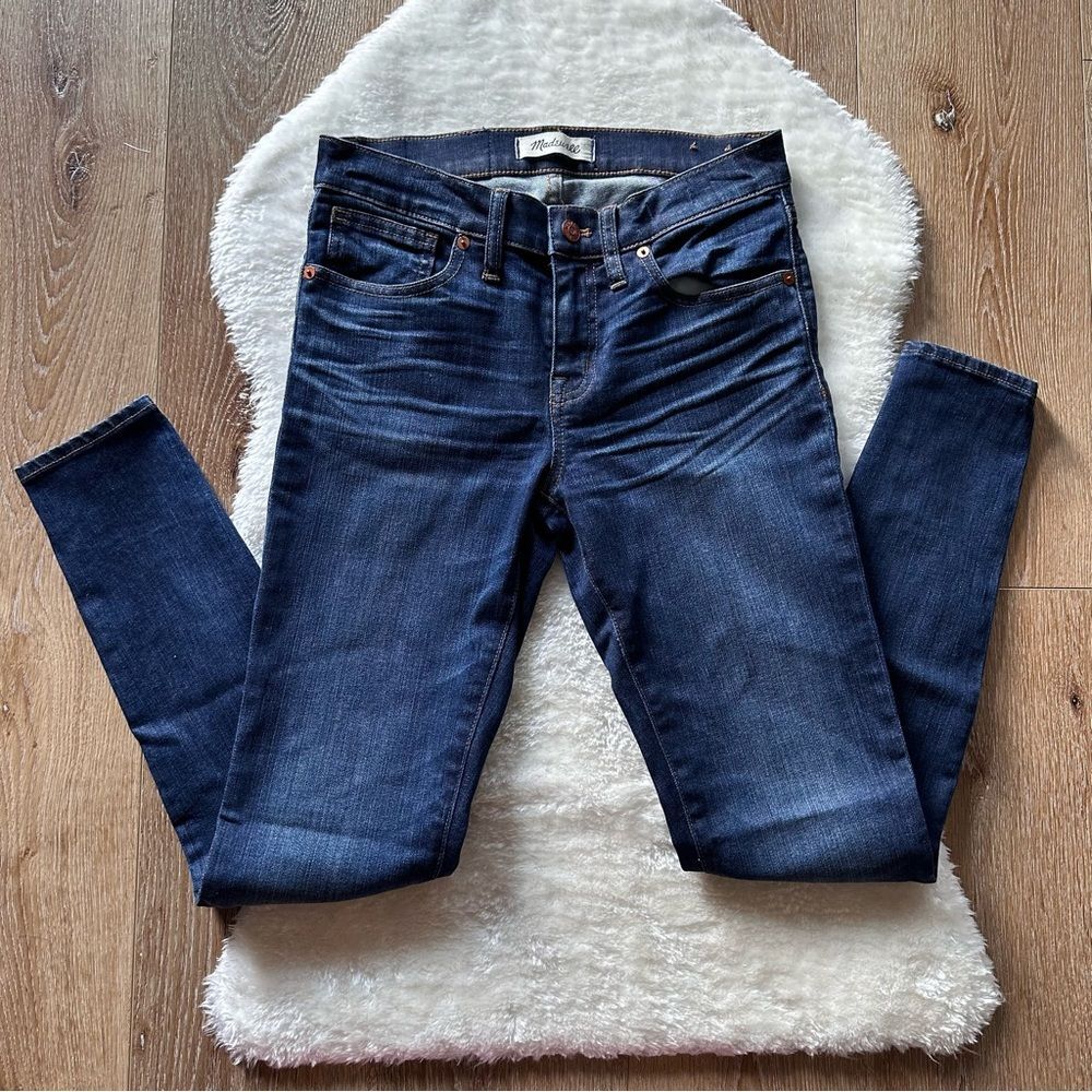Madewell Skinny Skinny Blue High Waist Jeans Size 27